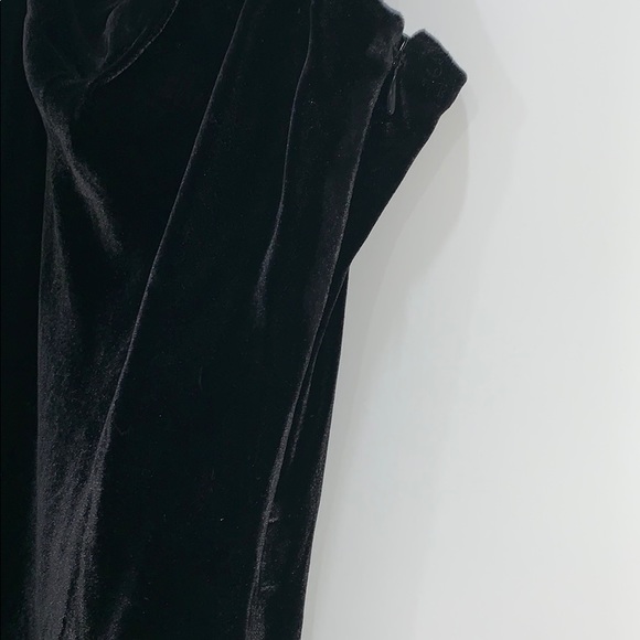 Cinq A Sept Black Velvet Ryder Dress Size 4 - Picture 5 of 8